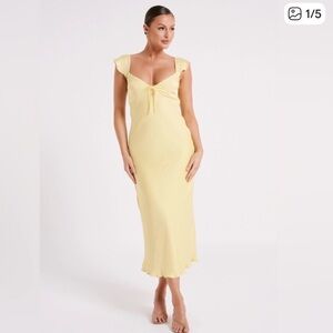 Meshki Yellow Maxi Dress
